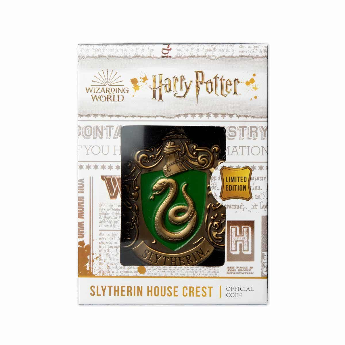 Hogwarts Slytherin House Crest 2021 50c Coin