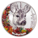 Woodland Spirits Deer 2022 500T Colour 1oz Silver Ultra High Relief Proof Coin