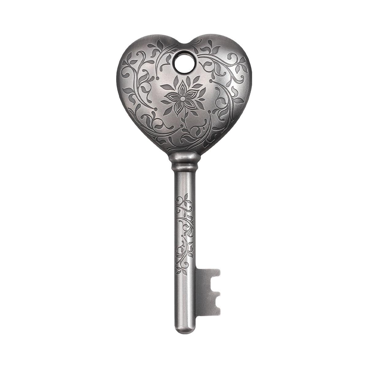 The Key to My Heart 2022 $5 1oz Silver Antiqued Coin