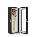 Red Infinity Rose with Premium Glass Lid Display Case