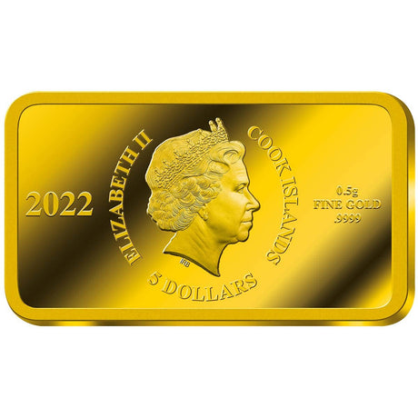 Harry Potter 2022 Hogwarts Castle $5 0.5g Gold Prooflike Coin