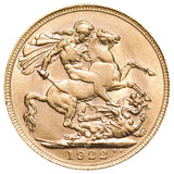 George V 1922P Gold Sovereign Extremely Fine-about Uncirculated