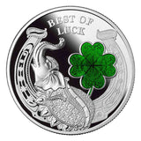 Best of Luck 2022 500 Francs Coloured Silver Proof Coin