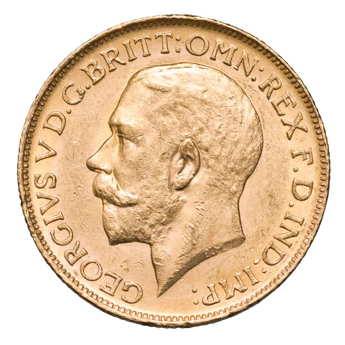 George V 1911 Gold Sovereign Complete 5-Coin Collection Extremely Fine-Uncirculated