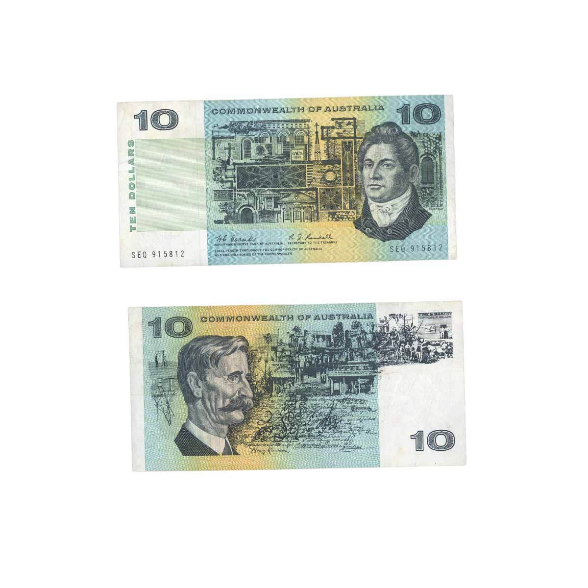 Buy Australian $10 Notes Online | Downies Collectables