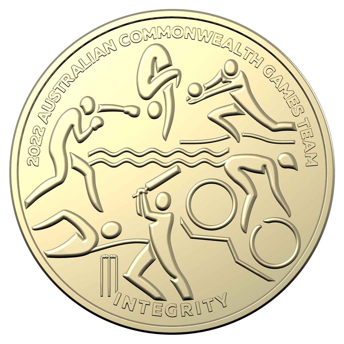Australian Commonwealth Games Team 2022 $1 and $2 AlBr Uncirculated 7-Coin Collection