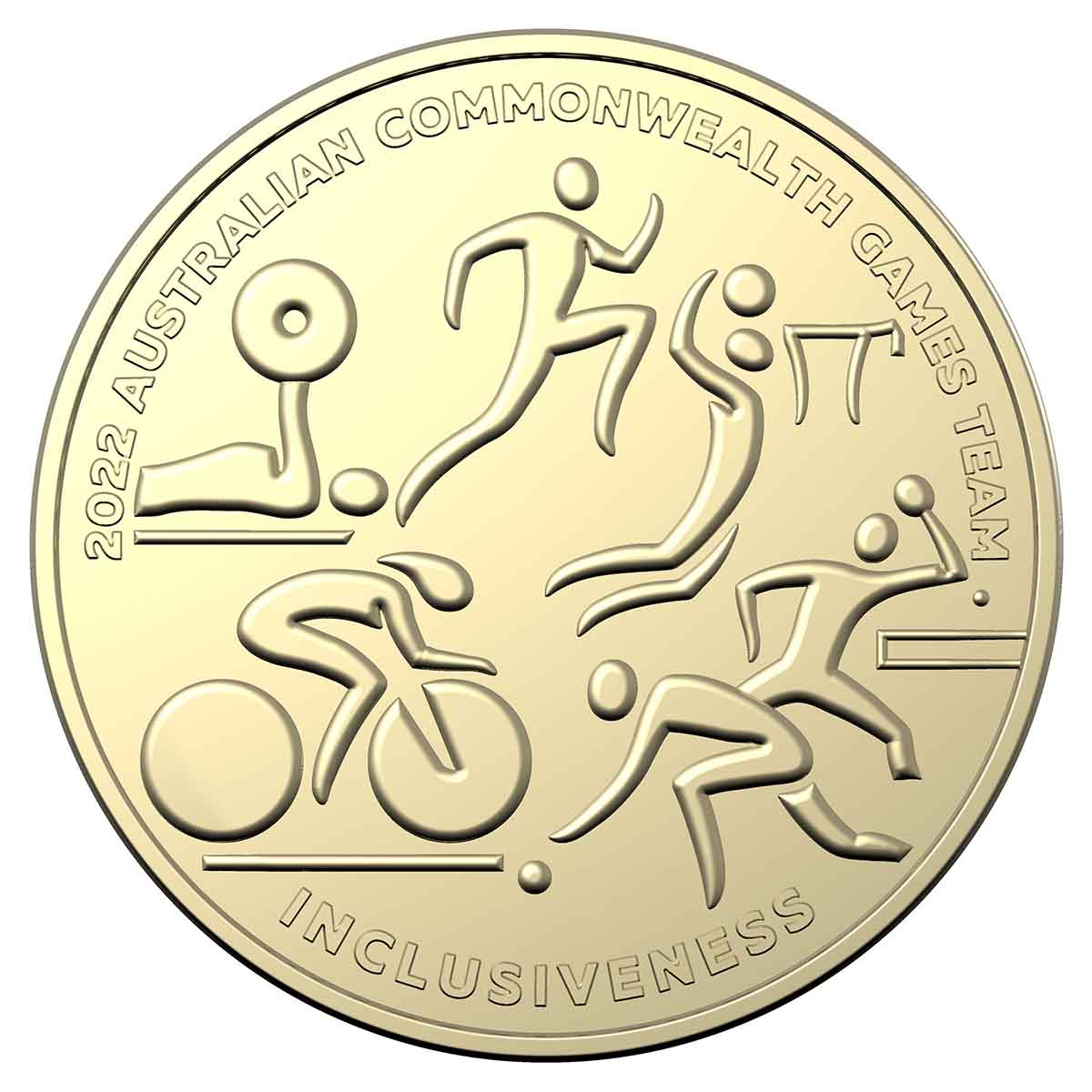 Australian Commonwealth Games Team 2022 $1 and $2 AlBr Uncirculated 7-Coin Collection
