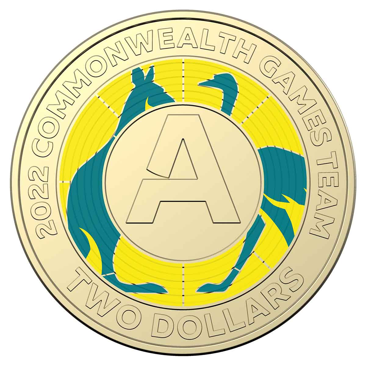 Australian Commonwealth Games Team 2022 $1 and $2 AlBr Uncirculated 7-Coin Collection