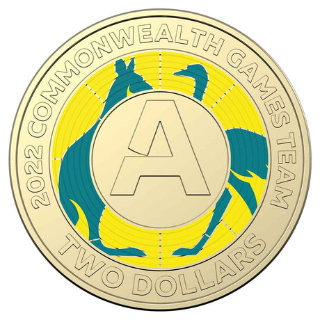 Australian Commonwealth Games Team 2022 $1 and $2 AlBr Uncirculated 7-Coin Collection