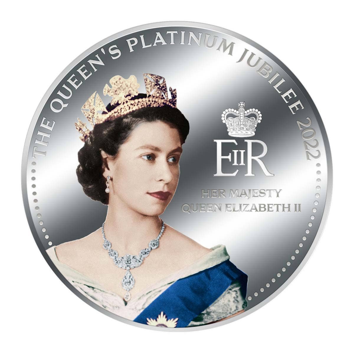 2022 Queen Elizabeth II Platinum Jubilee Coin in Card