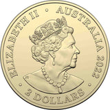 Australia Lest We Forget Peacekeeping 75th Anniversary 2022 $2 Colour Aluminium-Bronze Uncirculated 25-Coin RAM Mint Roll