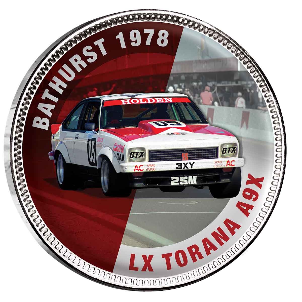 Peter Brock Bathurst Victories Silver-plated Penny 9-Coin Collection