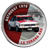 Peter Brock Bathurst Victories Silver-plated Penny 9-Coin Collection