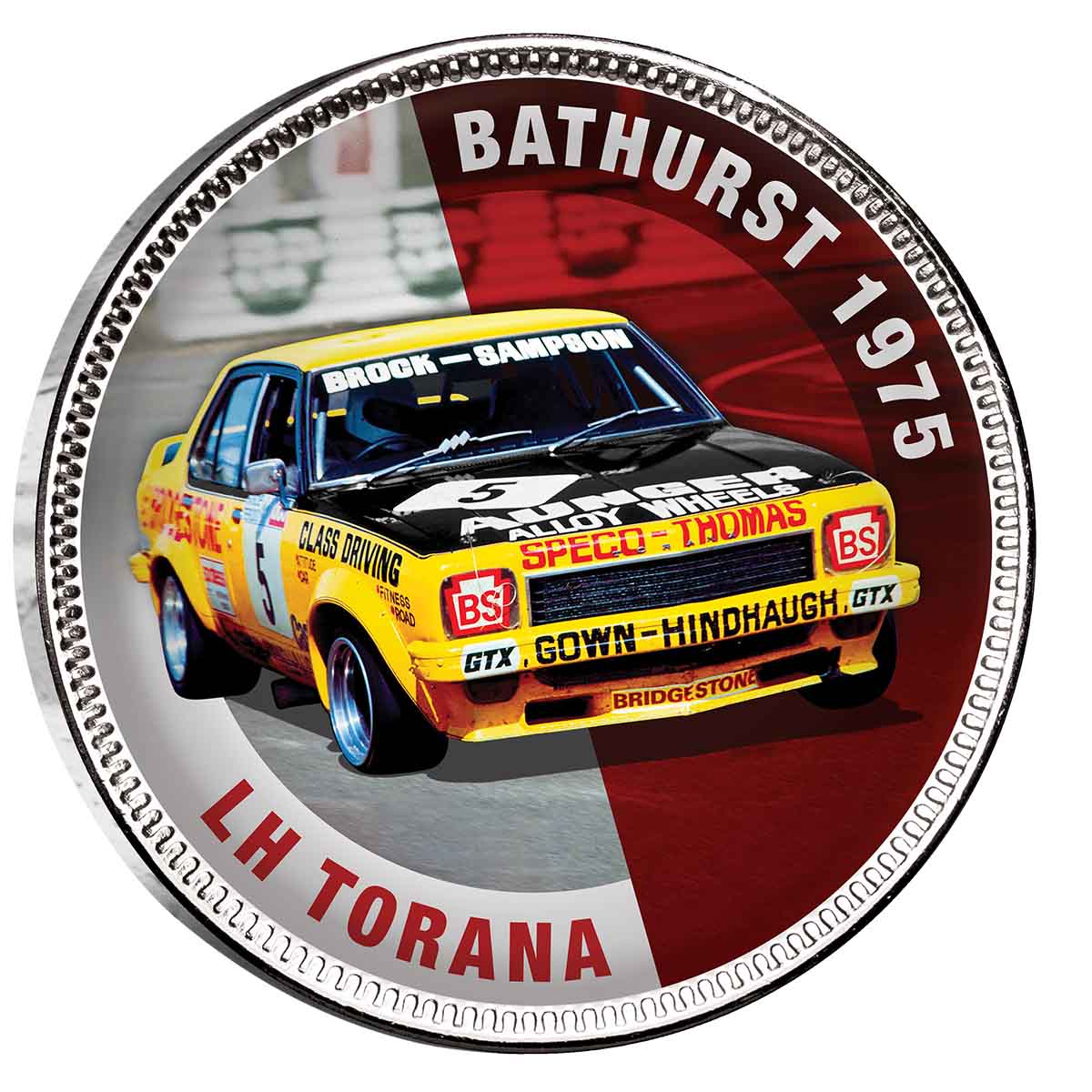 Peter Brock Bathurst Victories Silver-plated Penny 9-Coin Collection