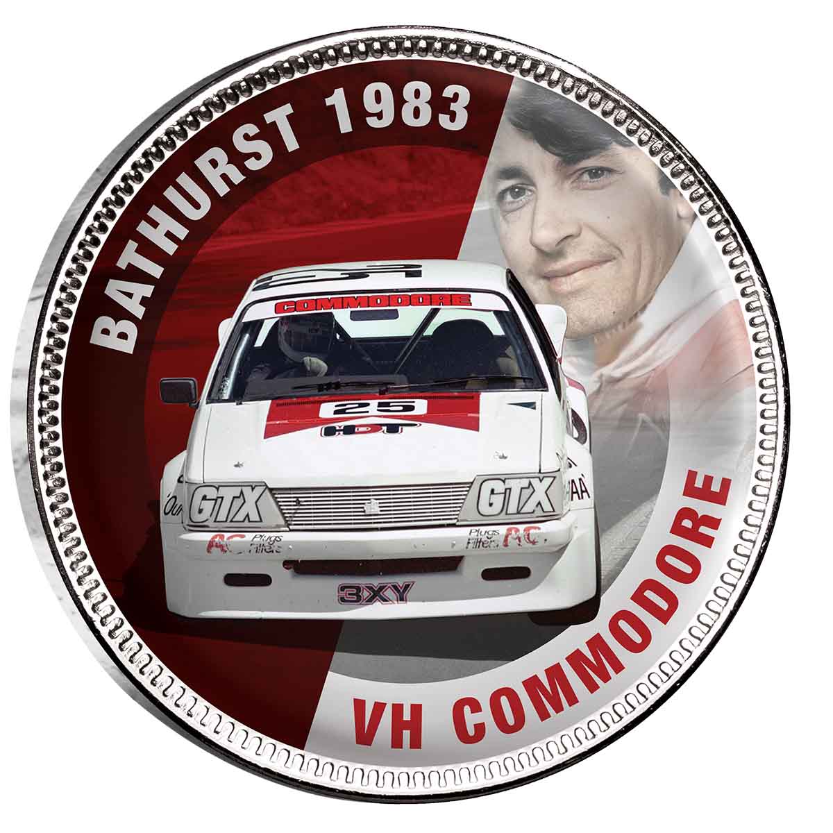 Peter Brock Bathurst Victories Silver-plated Penny 9-Coin Collection