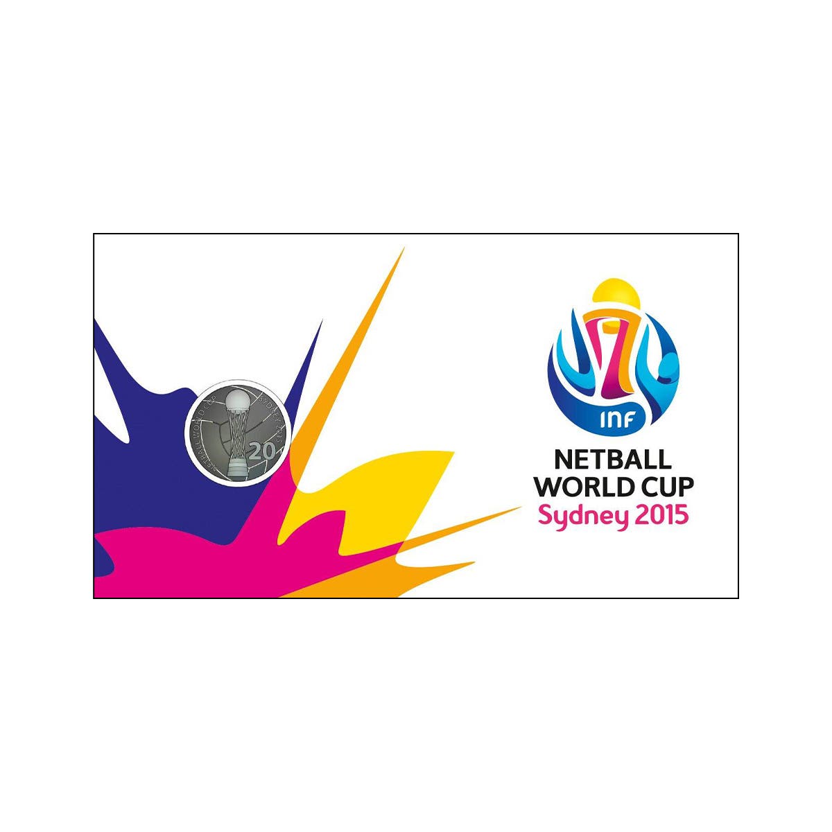Netball World Cup Sydney 2015 20c Uncirculated Coin