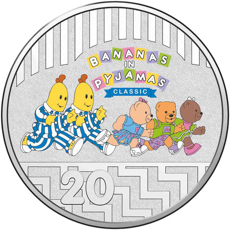 Bananas in Pyjamas 2017 20c & 5c Uncirculated Coin Pair