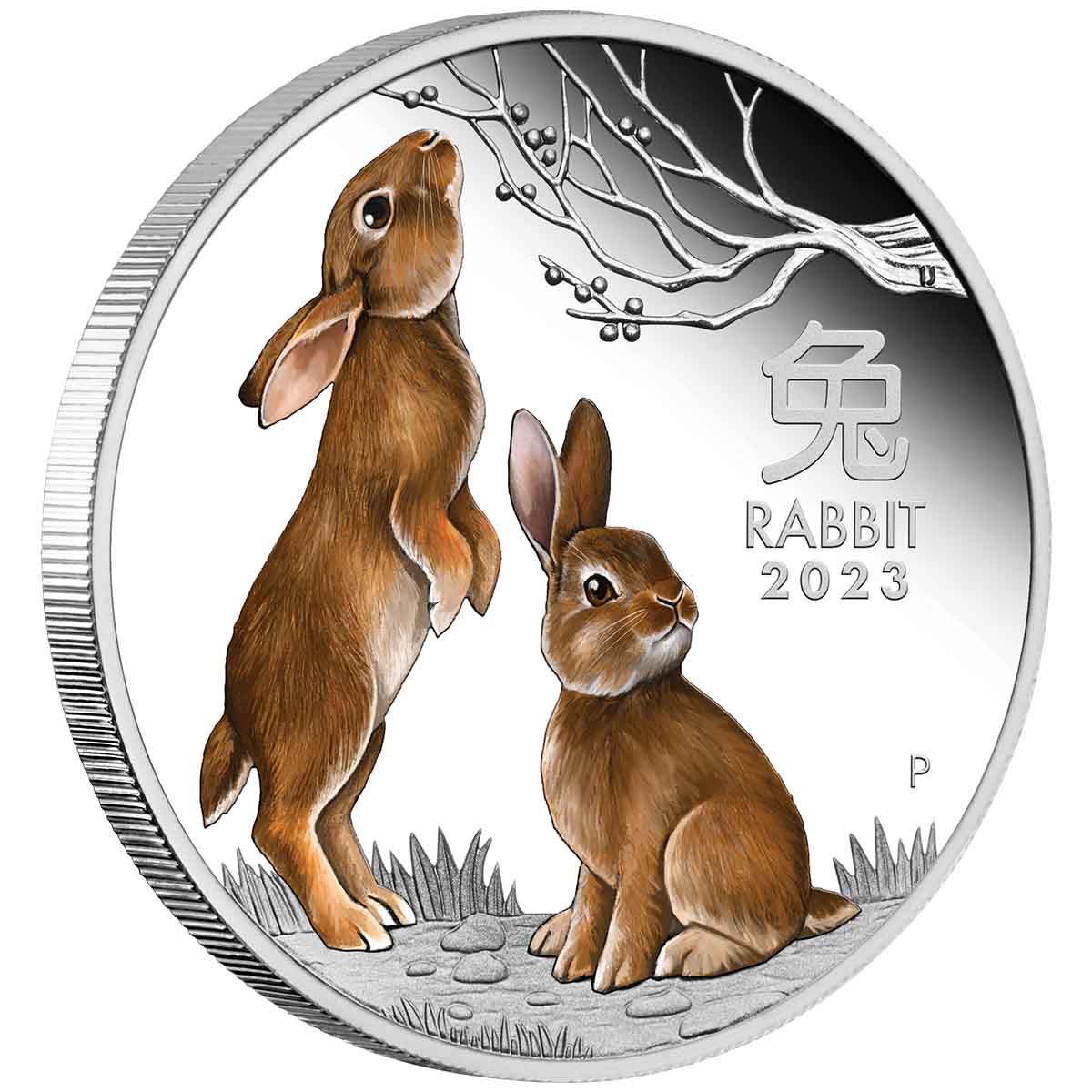 Australian Lunar Series III 2023 Year of the Rabbit 1oz Silver Trio