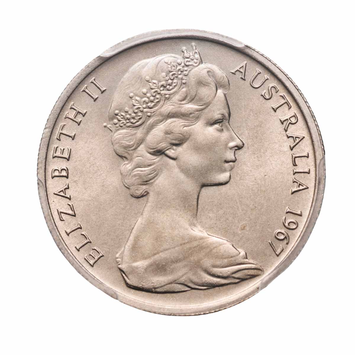 Australia 1967 10c PCGS MS67 (Gem Uncirculated)