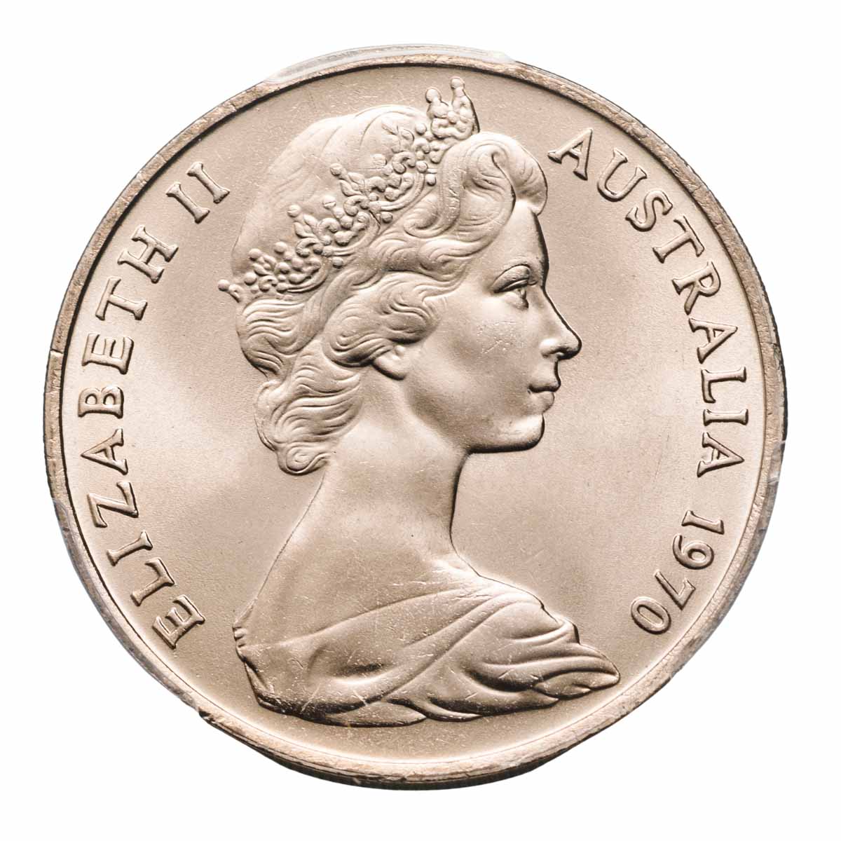 1970 20c PCGS MS67 (Gem Uncirculated)