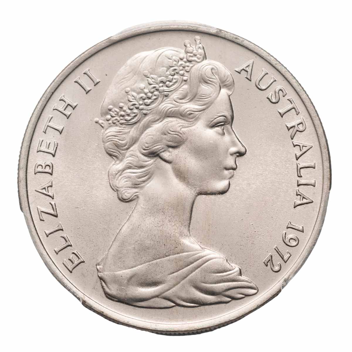 Australia 1972 20c PCGS MS67 (Gem Uncirculated)