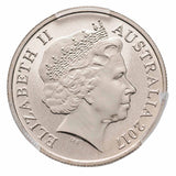 Australia Bananas in Pyjamas 2017 5c & 20c Cupro-Nickel Coin Pair PCGS MS70 (FDC)