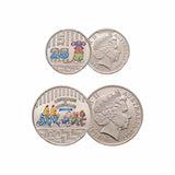 Australia Bananas in Pyjamas 2017 5c & 20c Cupro-Nickel Coin Pair PCGS MS70 (FDC)