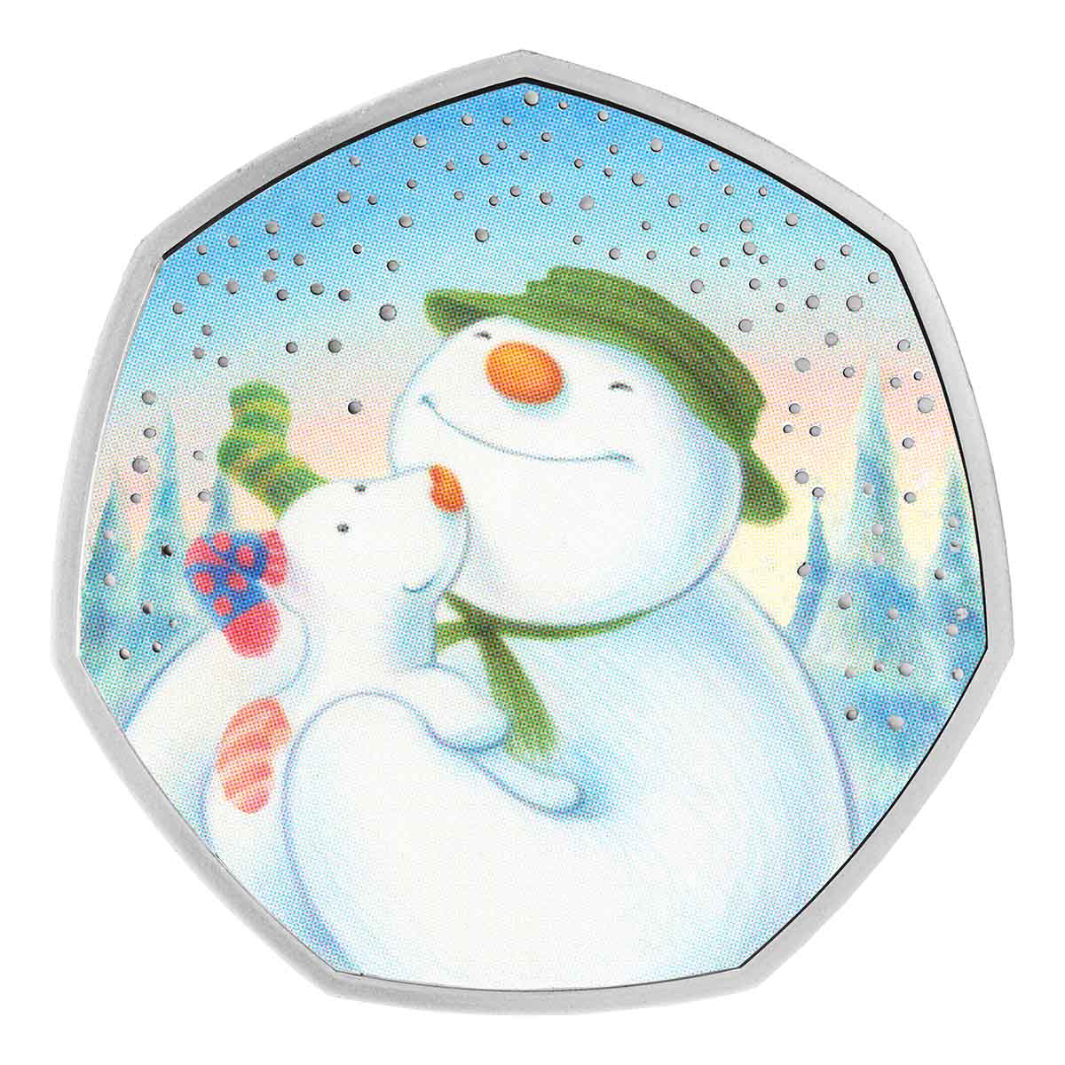 The Snowman and the Snowdog 2022 50p Silver Proof Coin