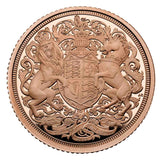 Charles III 2022 Queen Elizabeth II Memorial Gold Half Sovereign Proof Coin