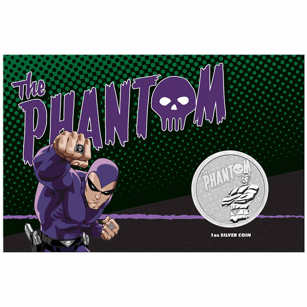 The Phantom 2022 $1 1oz Silver Brilliant Uncirculated Coin