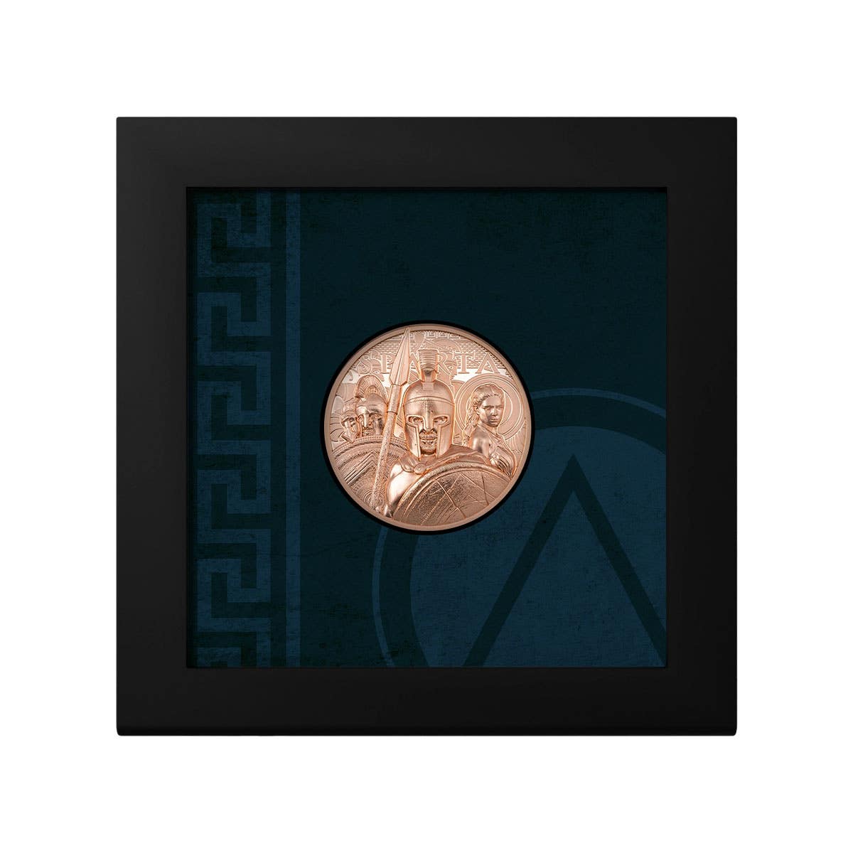 Sparta 2023 $1 50g Ultra High Relief Copper Prooflike Coin
