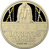 Sydney Invictus Games 2018 $1 Colour Uncirculated Coin
