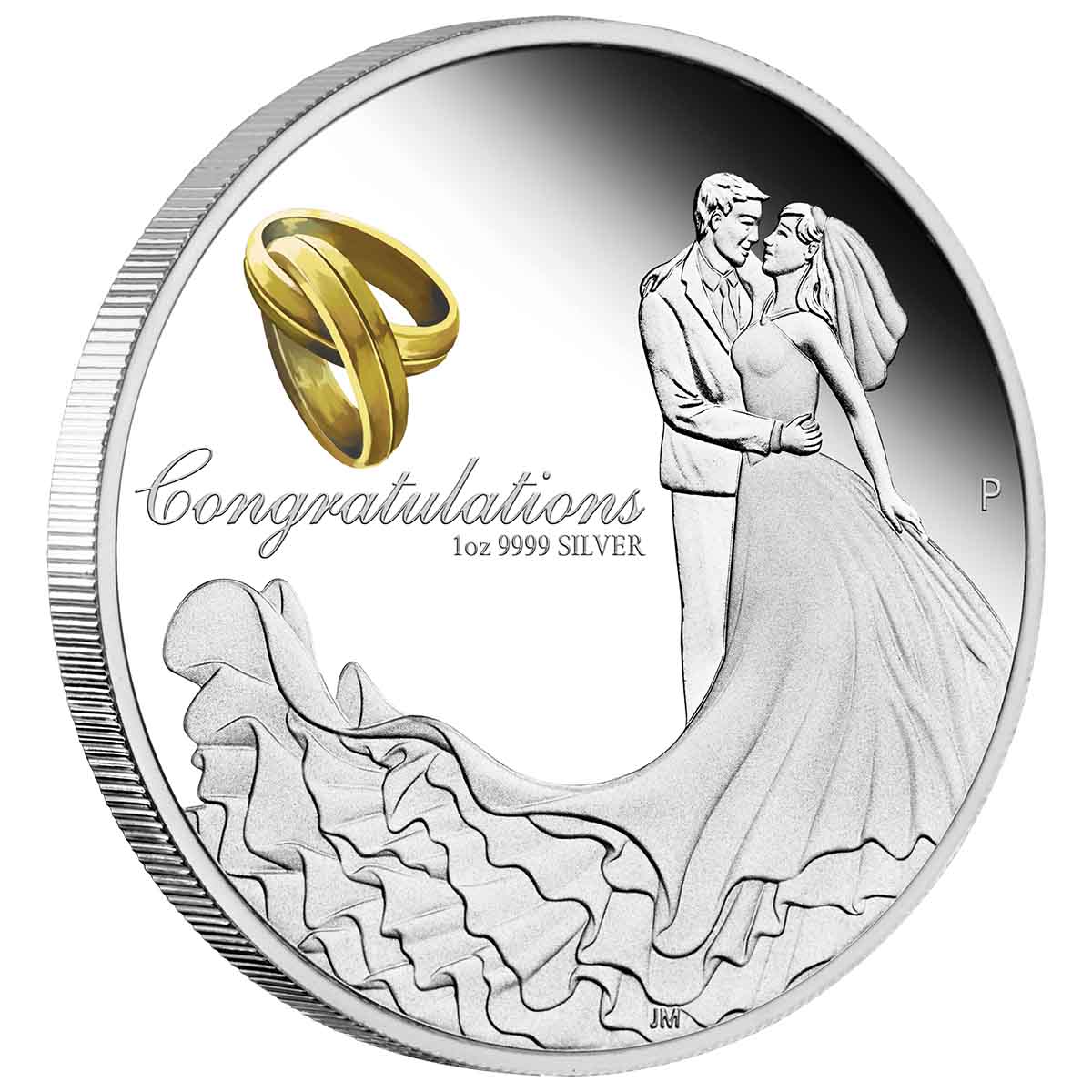 Wedding 2023 $1 1oz Silver Proof Coin