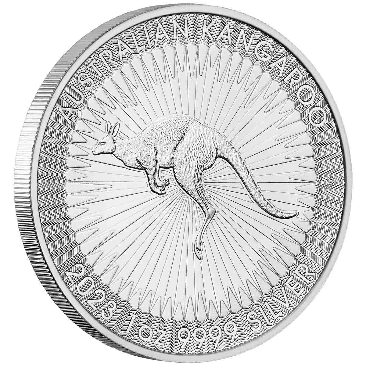 Australian Kangaroo 2023 $1 1oz Silver Brilliant Uncirculated Coin