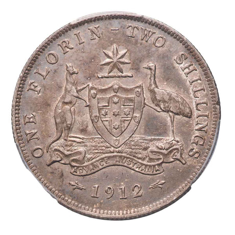 1912 Florin PCGS AU55