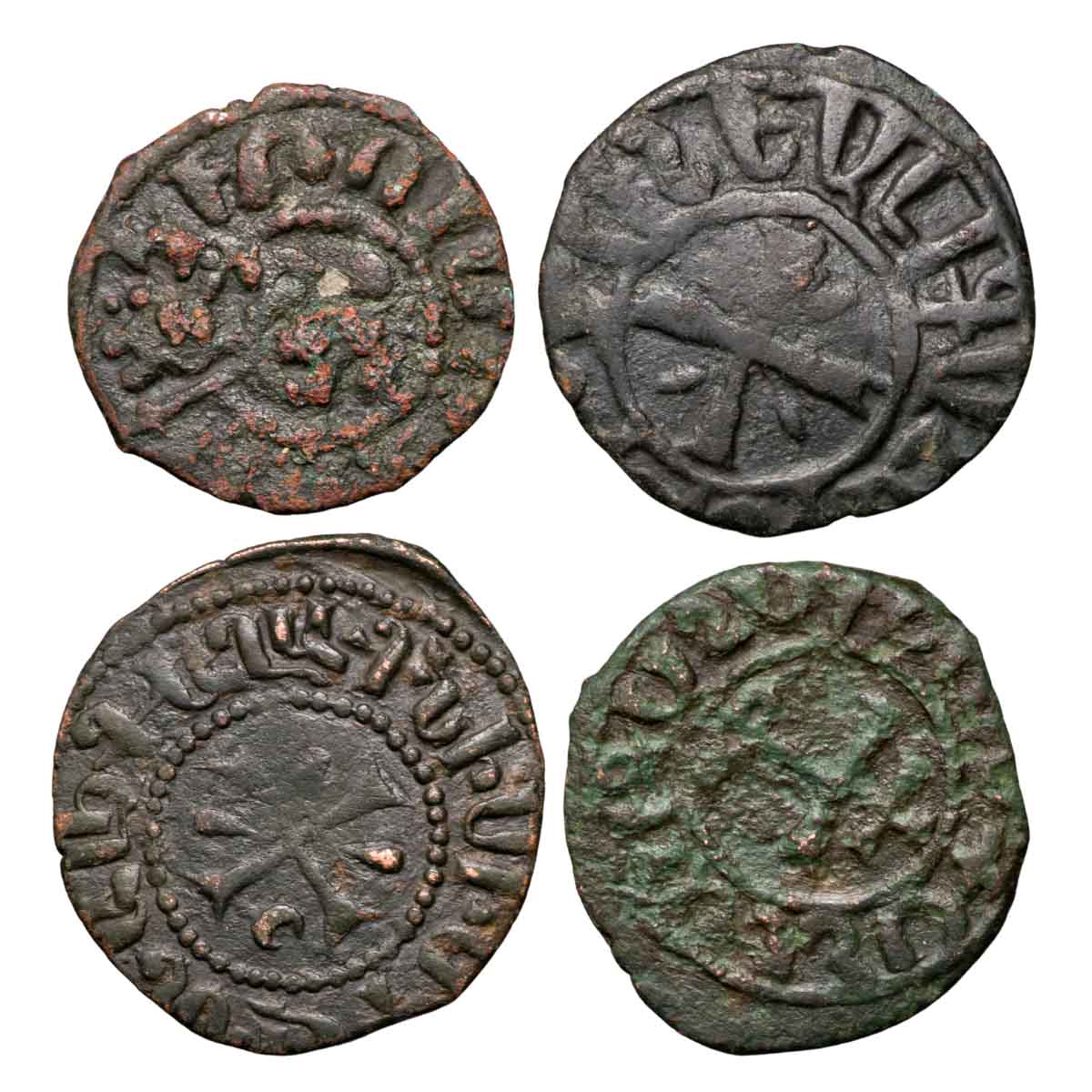 Armenian Kingdom of Cilicia 11-14th Century Bronze Pack of Four