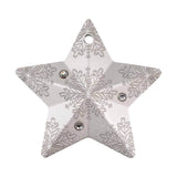 Snowflake Star 2023 $5 Rhodium-plated 1oz Silver Coin