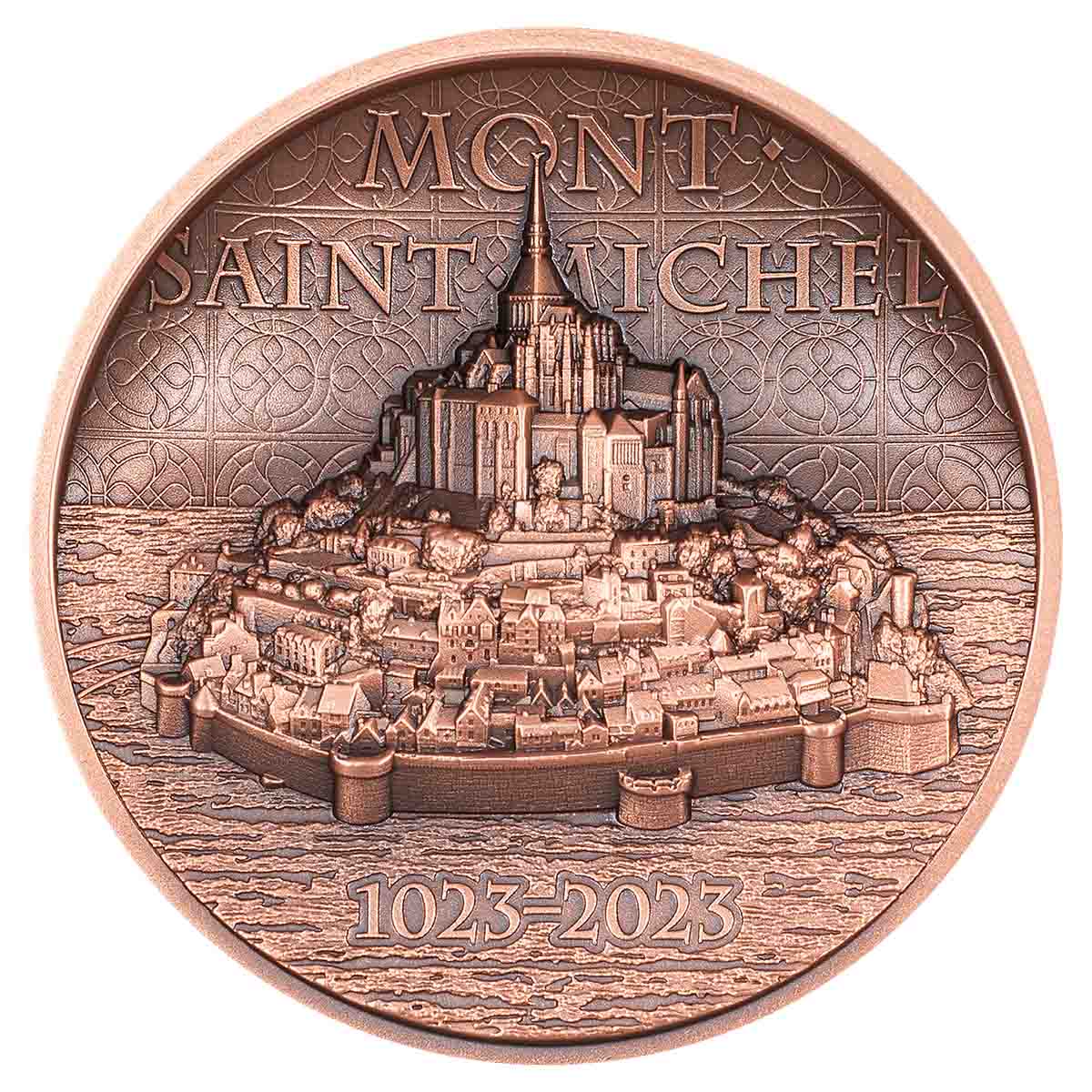 Mont Saint Michel 2023 $1 Copper Antique Coin – Downies Collectables