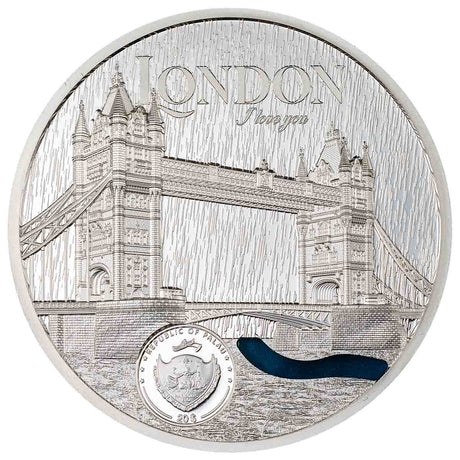 Tiffany Art Metropolis London 2023 $20 3oz Silver Proof Coin