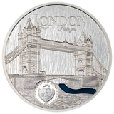 Tiffany Art Metropolis London 2023 $20 Ultra High Relief 3oz Silver Proof Coin