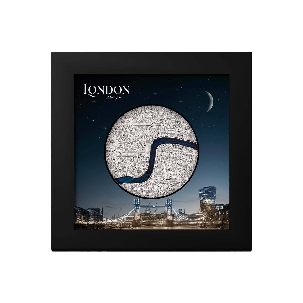 Tiffany Art Metropolis London 2023 $20 Ultra High Relief 3oz Silver Proof Coin