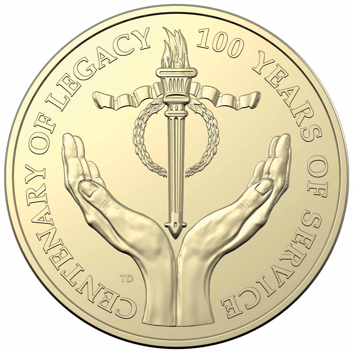 2023 $1 Centenary of Legacy Al-Br Uncirculated Coin