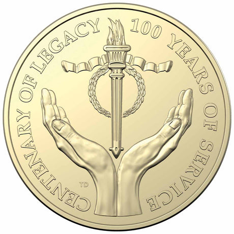 2023 $1 Centenary of Legacy Al-Br Uncirculated Coin