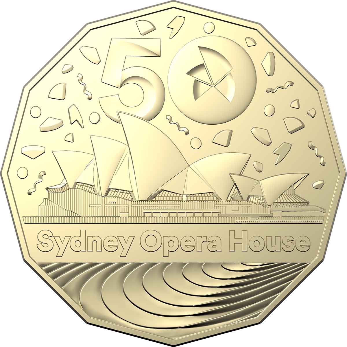 Australia Sydney Opera House 50th Anniversary 2023 50c Uncirculated Coin