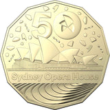 Australia Sydney Opera House 50th Anniversary 2023 50c Uncirculated Coin