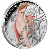 Birds of Australia 2023 $1 Major Mitchell's Cockatoo 1oz Silver Proof Coin