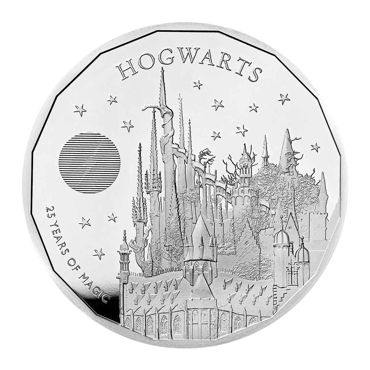 Hogwarts School 2023 UK £2 1oz Silver Proof Coin