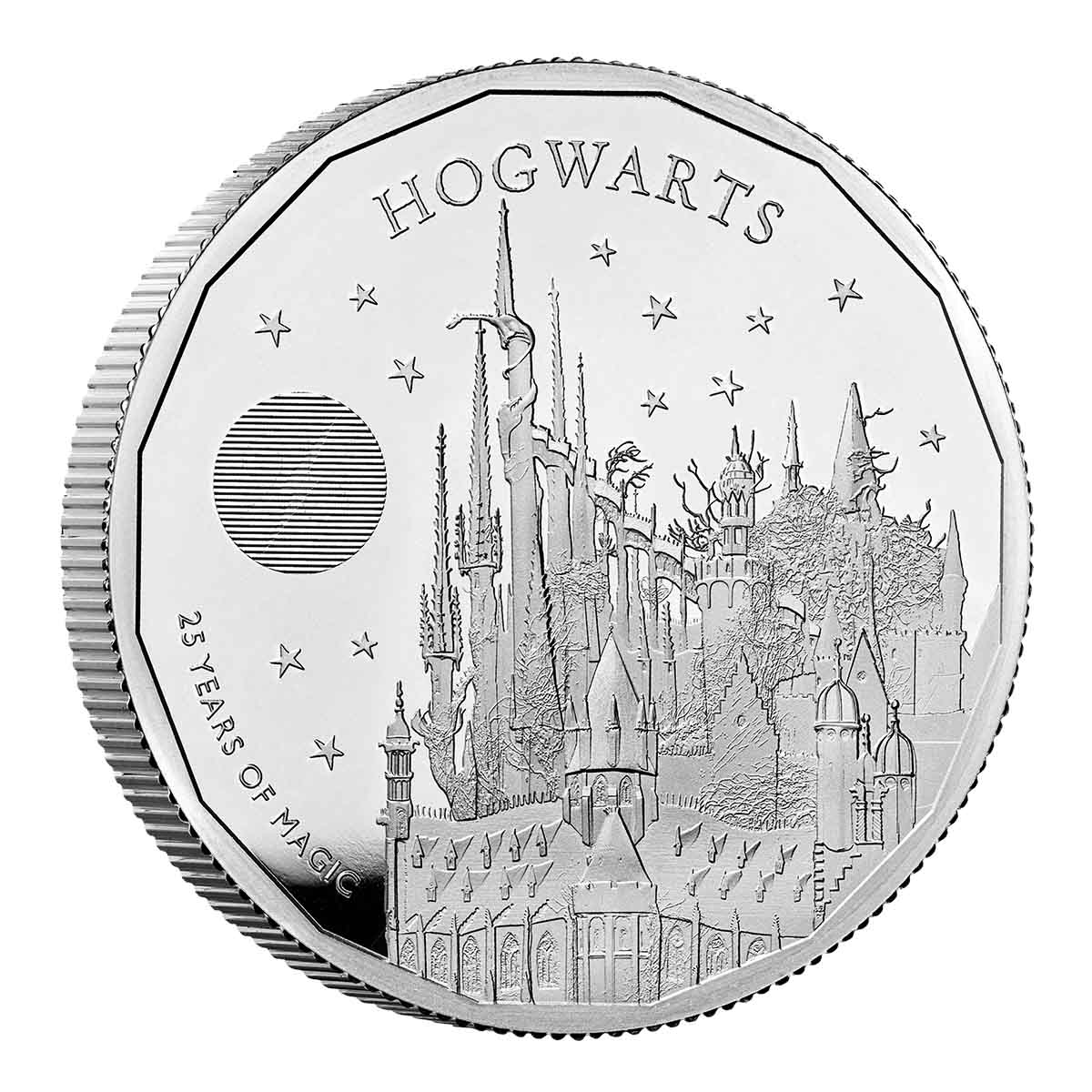 Hogwarts School 2023 UK £5 2oz Silver Proof Coin