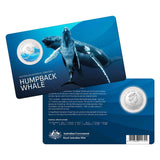 Australian Antarctic Territory - Humpback Whale 2023 50c Coloured Uncirculated Coin 