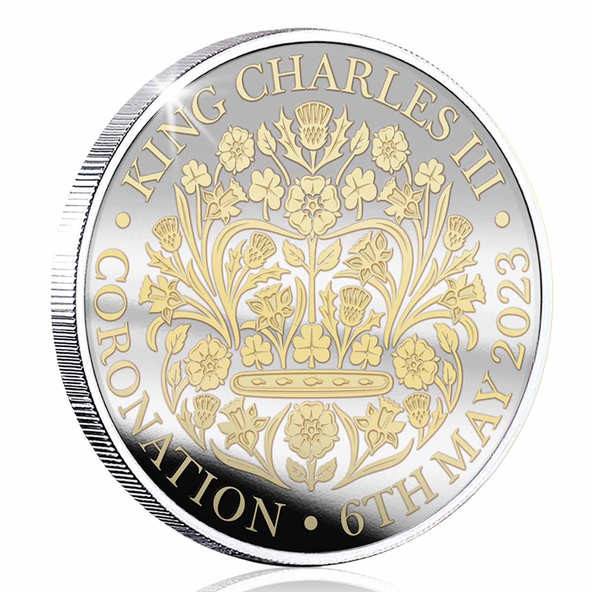 King Charles III 2023 45g Prooflike Medallion in Case